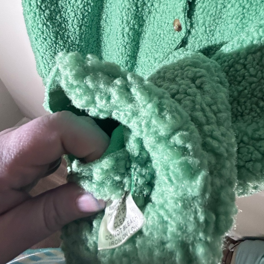 DAVI & DANI Mint Teddy Jacket - Picture 7 of 12